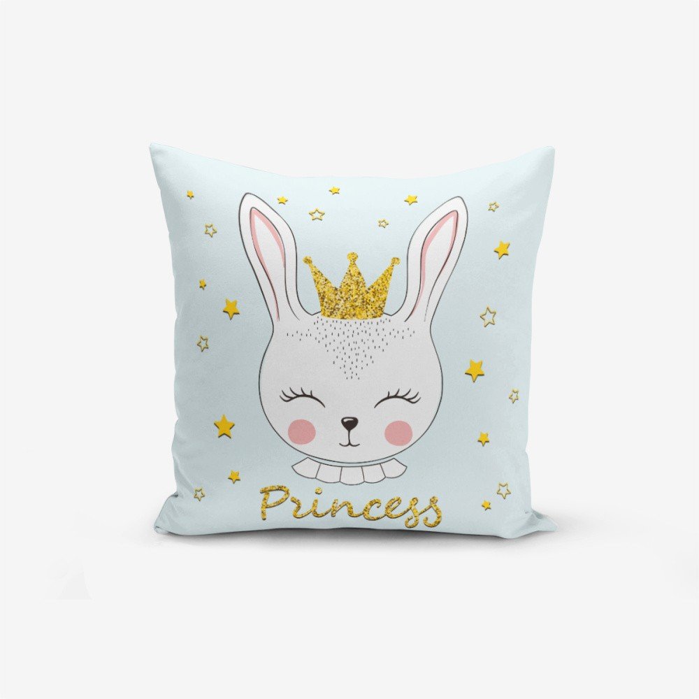 Povlak na polštář s příměsí bavlny Minimalist Cushion Covers Princess Rabbit, 45 x 45 cm v:1166590