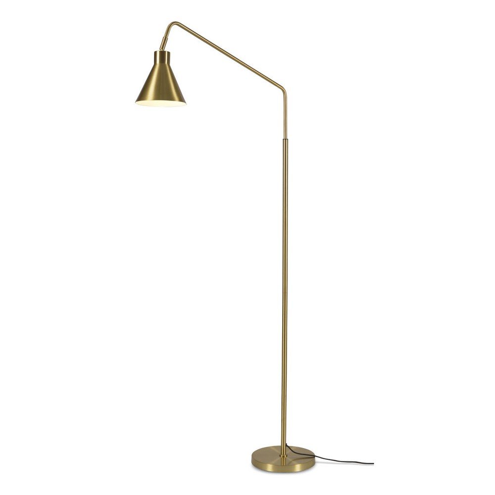 Stojací lampa s kovovým stínidlem ve zlaté barvě Lyon – it's about RoMi v:1262628