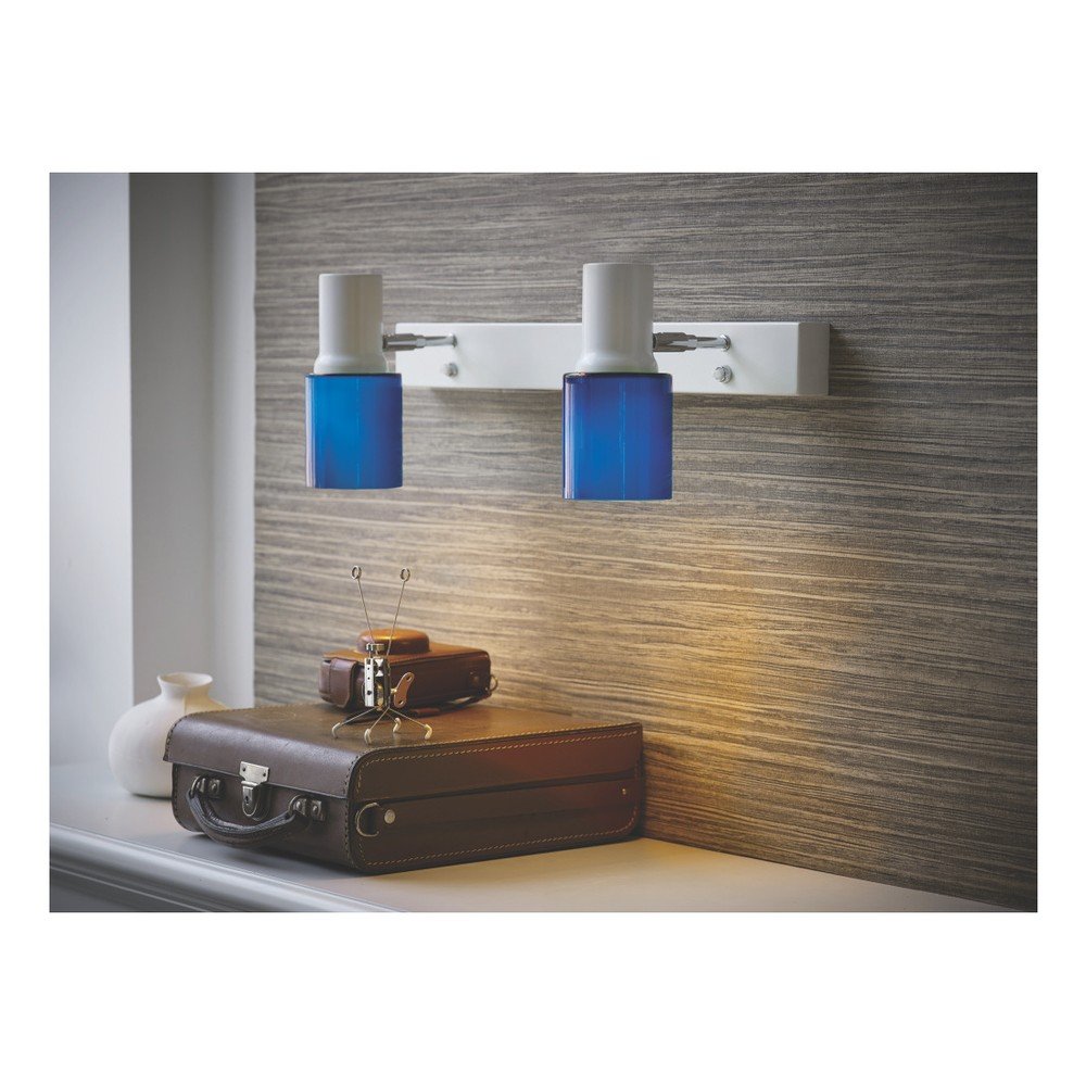 Modré nástěnné svítidlo Herstal Orbit Duo Blue v:806888