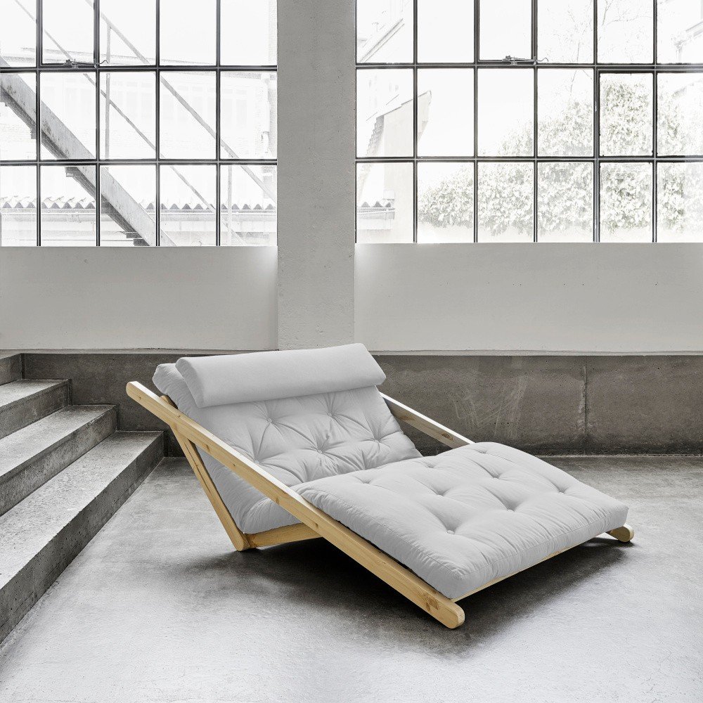 Dvoumístná variabilní lenoška Karup Figo Raw/Light Grey v:996764