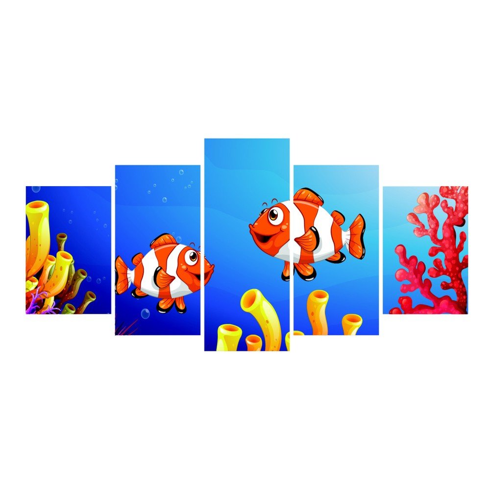 Vícedílný obraz La Maison Des Couleurs Fishies v:809428