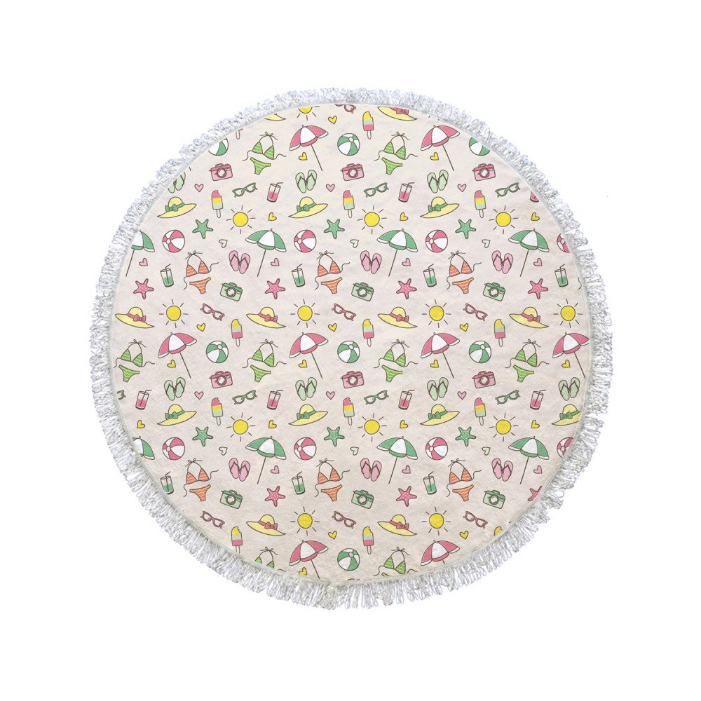 Kruhová osuška Summer Chill, ⌀ 150 cm v:825146