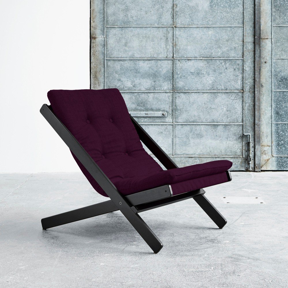 Skládací křeslo Karup Boogie Black/Purple Plum v:998532