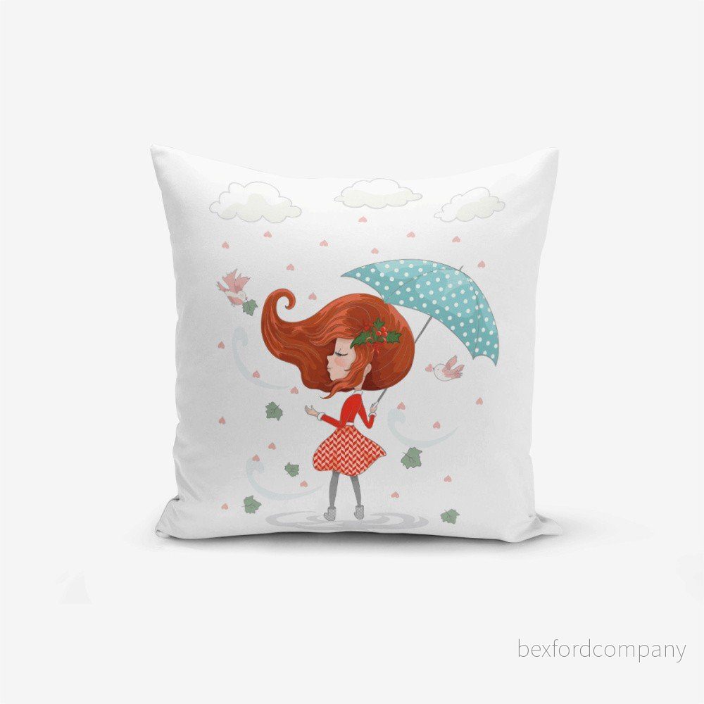 Povlak na polštář Minimalist Cushion Covers Girl With Umbrella, 45 x 45 cm v:1294364