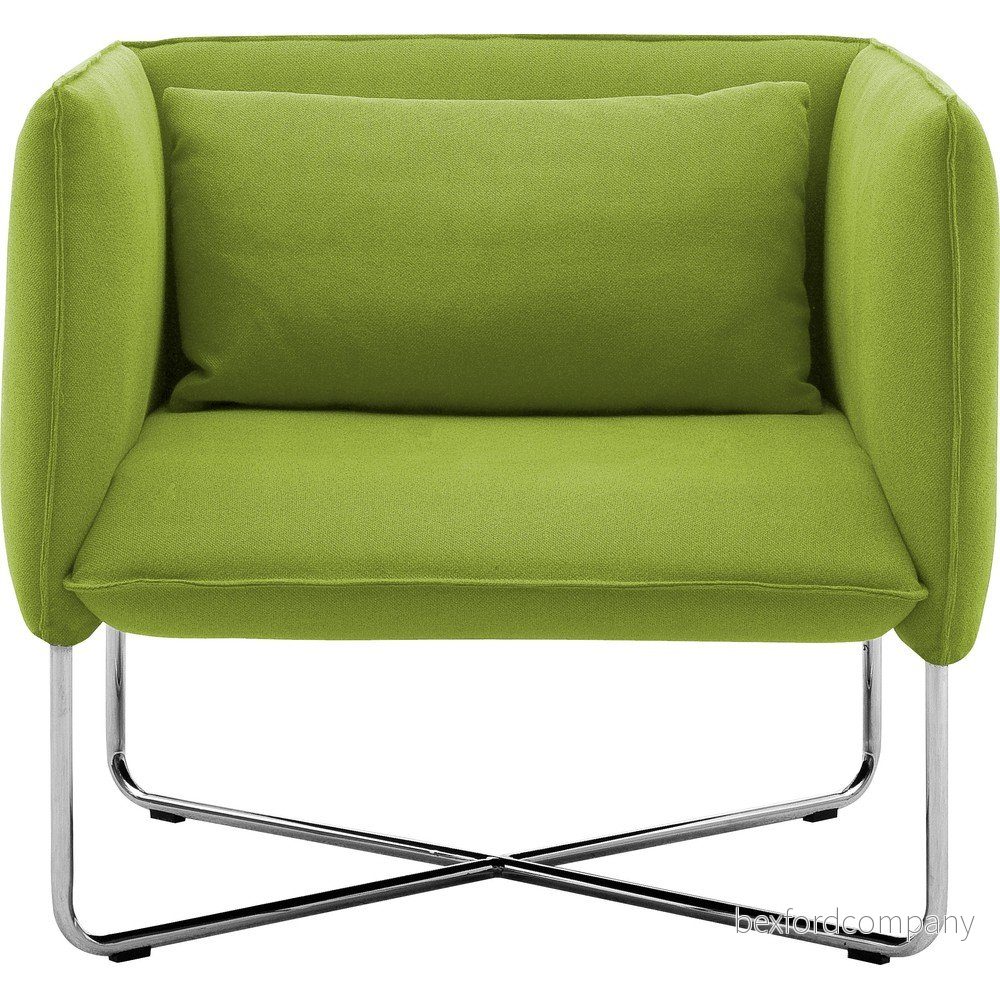 Limetkově zelené křeslo Softline Groove v:1373227