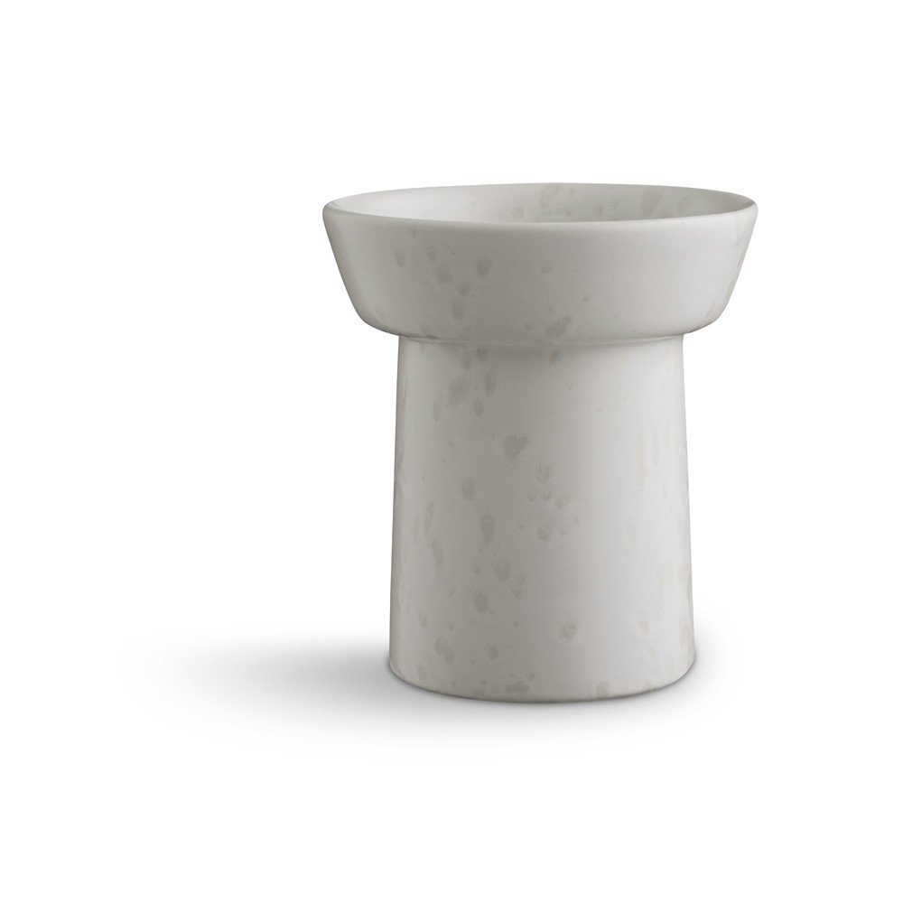 Bílá kameninová váza Kähler Design Ombria, výška 13 cm v:1301540 Bílá kameninová váza Kähler Design Ombria, výška 13 cm v:1301540