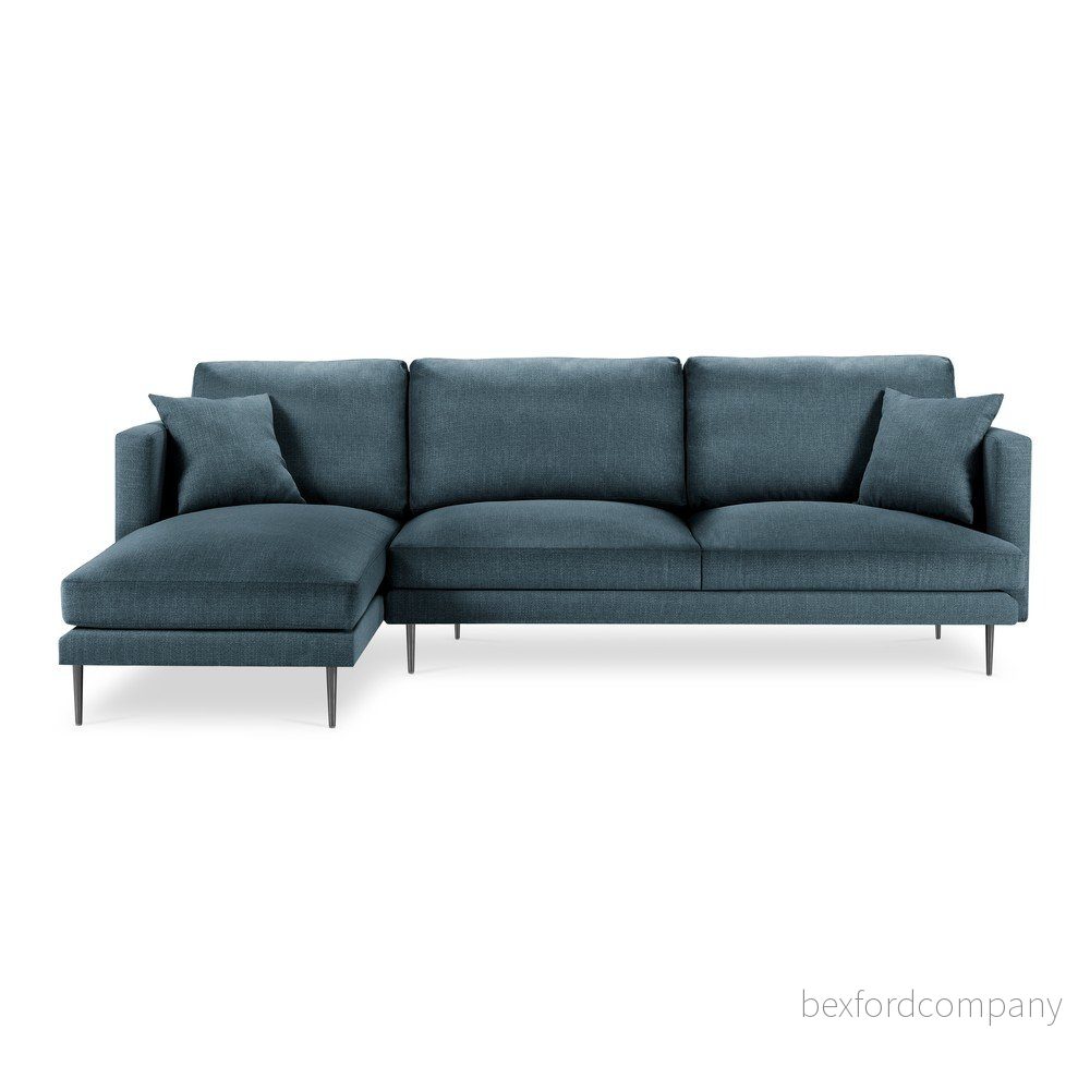 Modrá rohová pohovka Milo Casa Piero, levý roh v:1325846