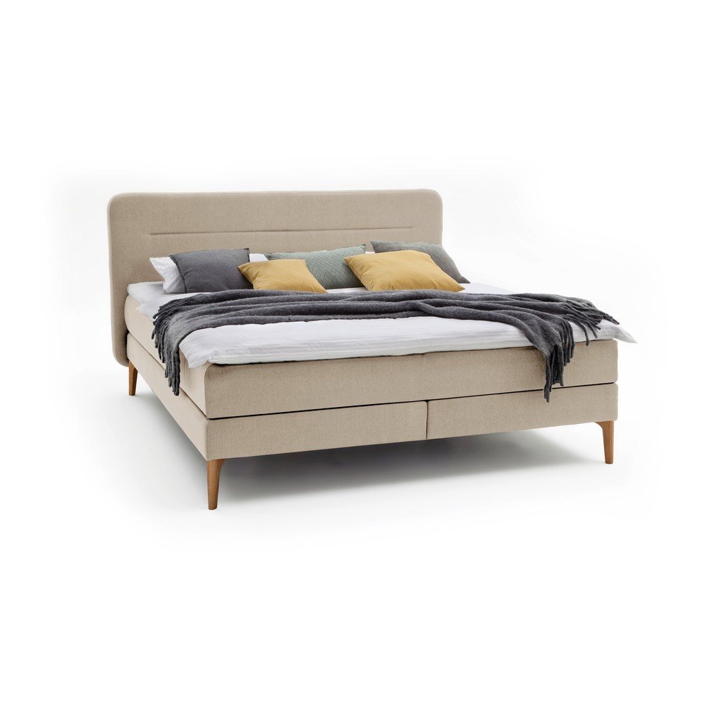 Béžová boxspring postel 160x200 cm Massello – Meise Möbel v:1443841