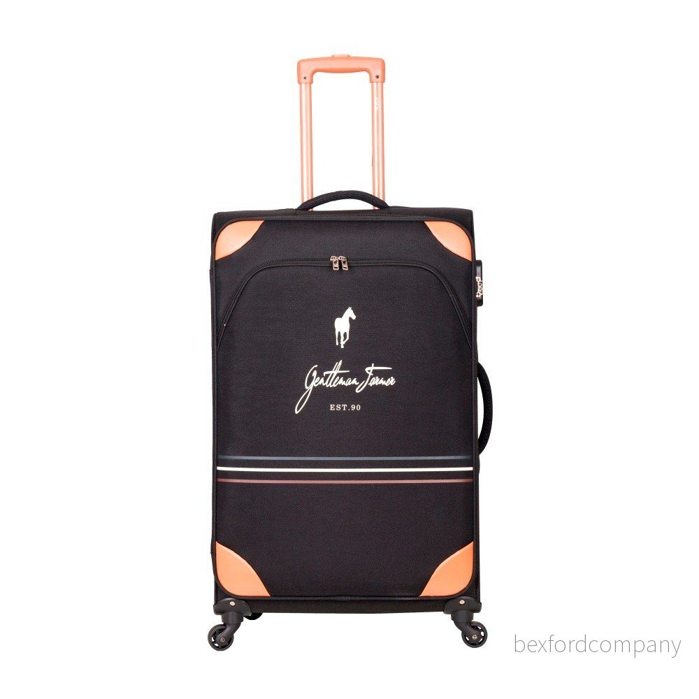 Černý cestovní kufr na kolečkách GENTLEMAN FARMER Gettio Valise Cabine, 36 l v:1267928