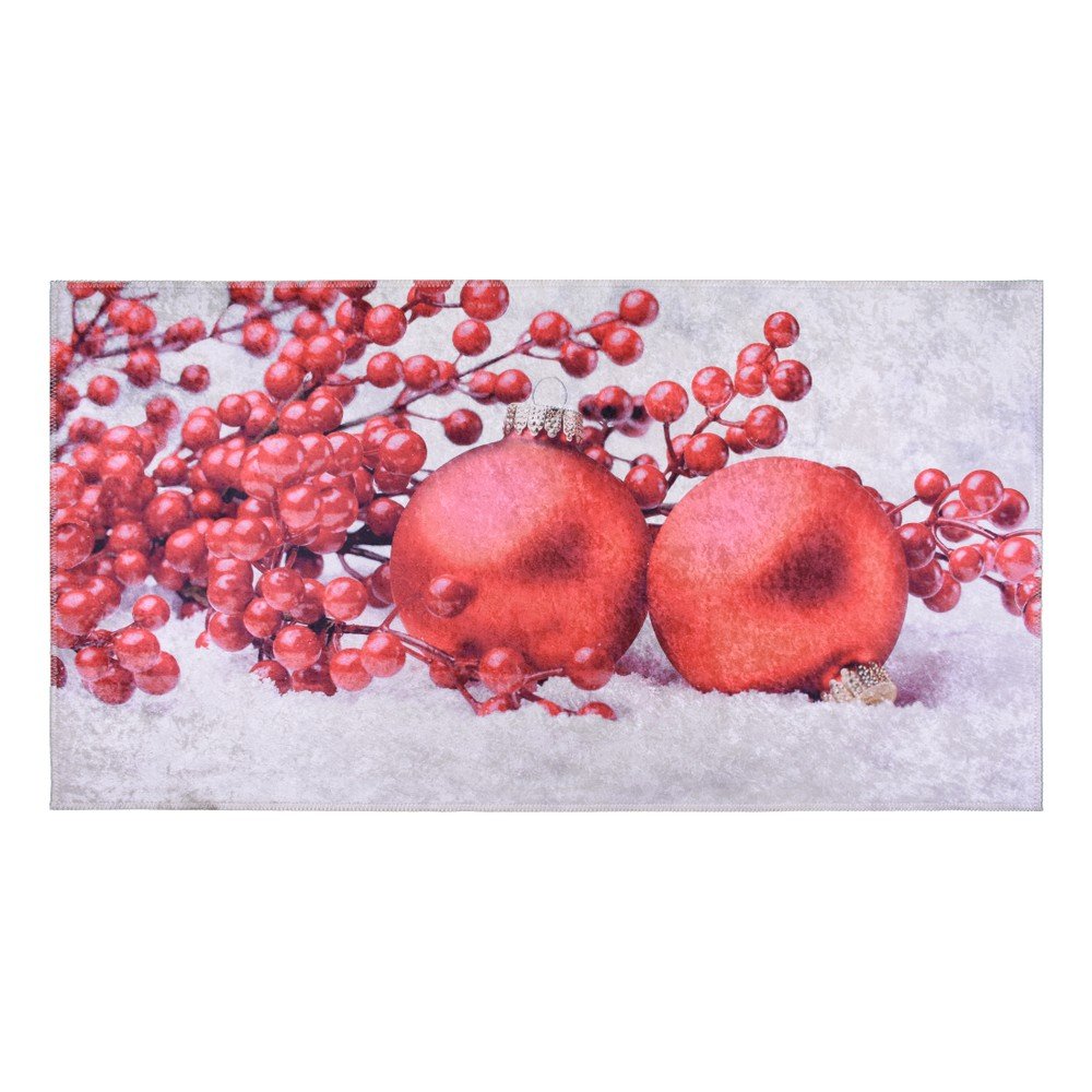 Červeno-bílý koberec Vitaus Berries, 120 x 160 cm v:1151228