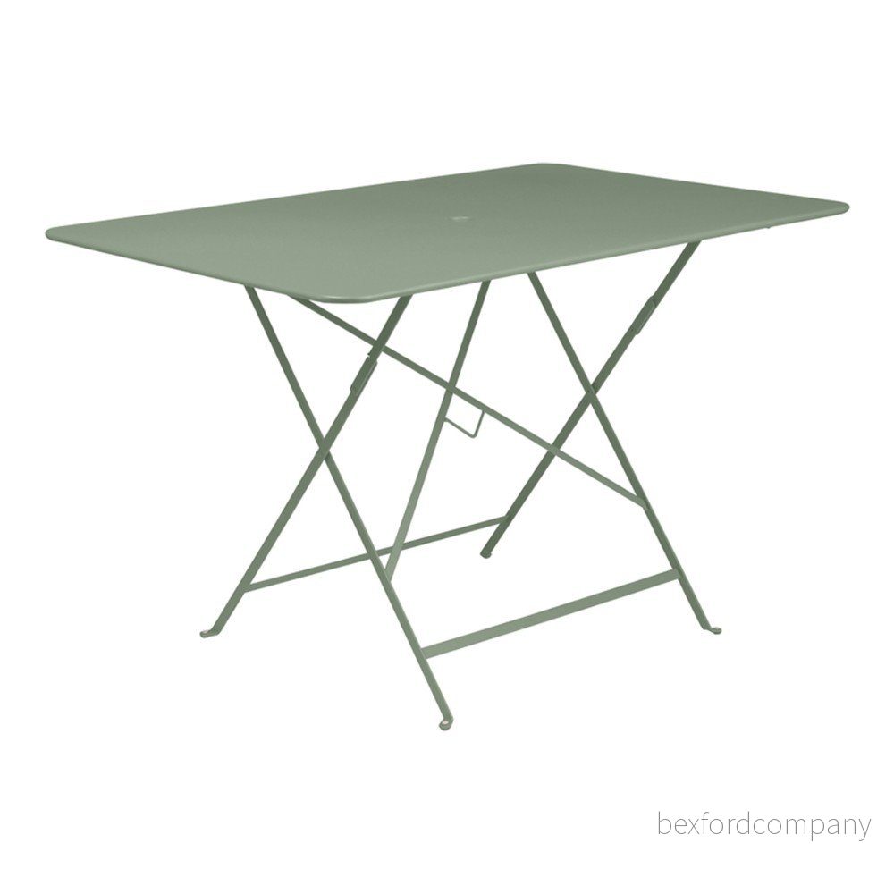 Šedozelený skládací zahradní stolek Fermob Bistro, 117 x 77 cm v:1021784