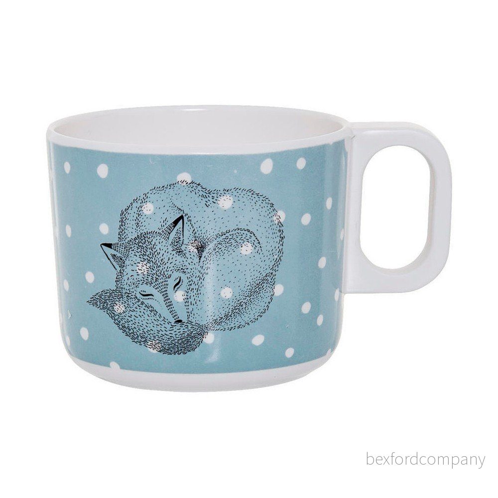 Modrý dětský hrnek z melaminu Bloomingville Toby, ⌀ 8 cm v:1259250