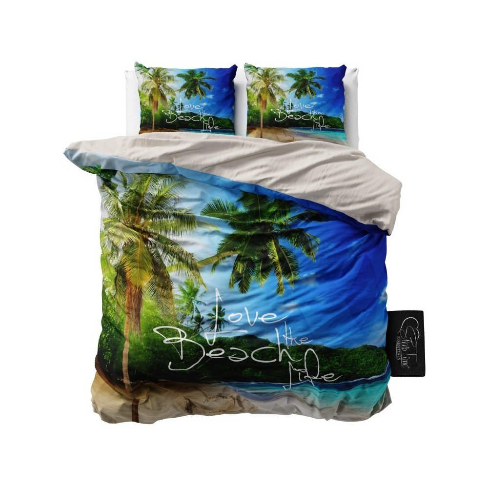 Povlečení z mikroperkálu Sleeptime Beach Life, 200 x 220 cm v:877082