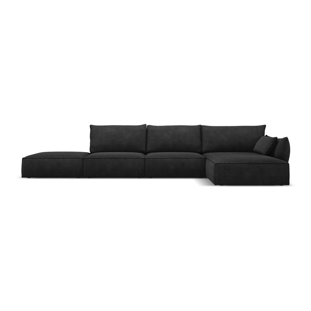 Tmavě šedá rohová pohovka Vanda – Mazzini Sofas v:1539884
