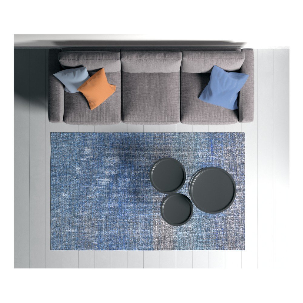Modrý koberec Oyo home Suzzo Smoodo, 140 x 220 cm v:1189392