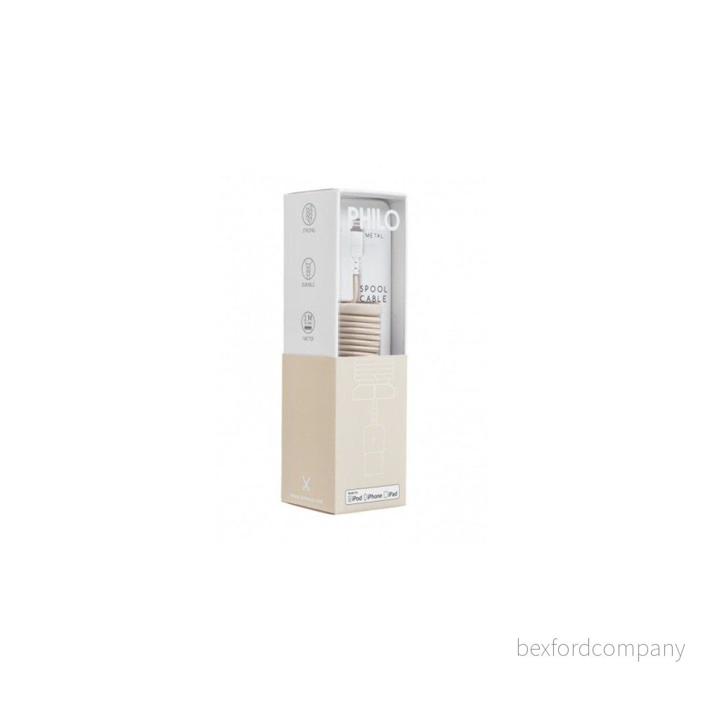 Nabíjecí USB kabel pro Apple ve zlaté barvě Philo Energy, délka 1 m v:1257156