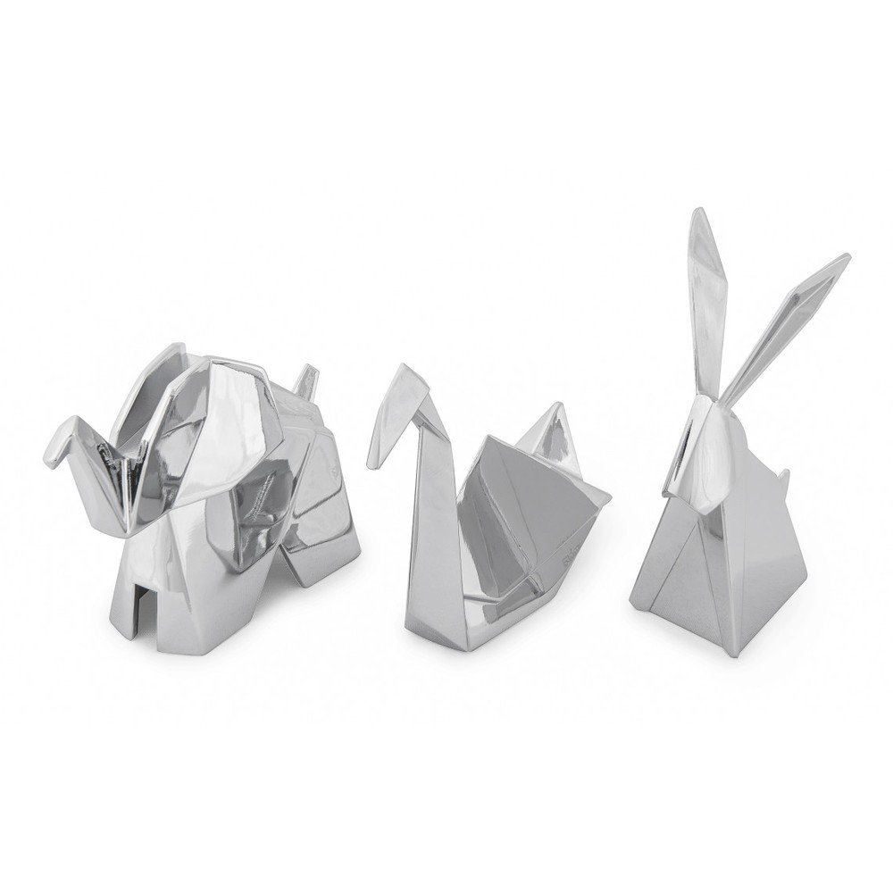 Sada 3 stojánků ve stříbrné barvě na šperky Umbra Origami v:1336110