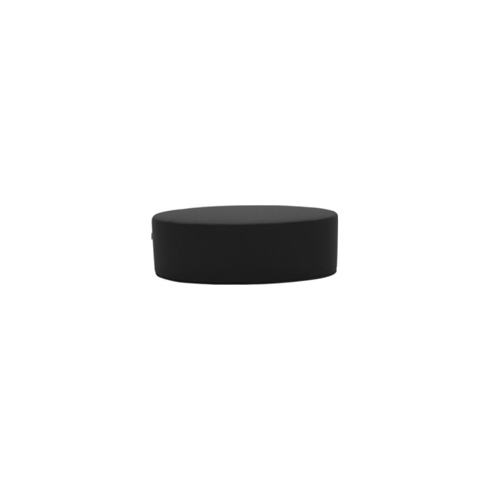 Černý puf Softline Bon-Bon Vision Black Grey, délka 100 cm v:1195454