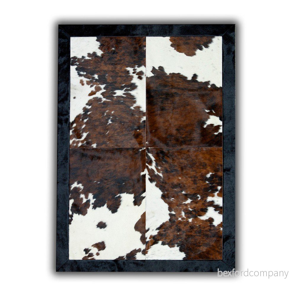 Hnědý koberec z pravé kůže Pipsa Pieces, 140 x 200 cm v:913006