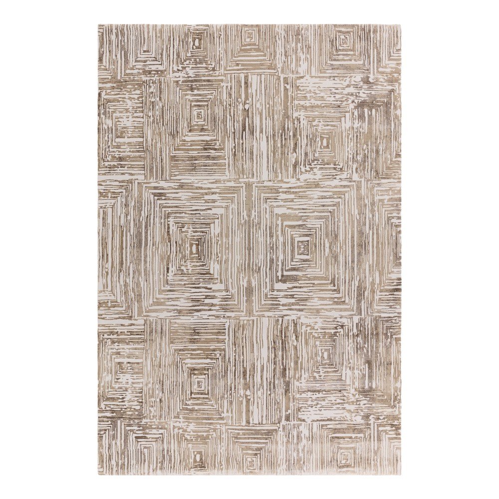 Béžový koberec 160x230 cm Kuza Lines Beige – Asiatic Carpets v:1739784