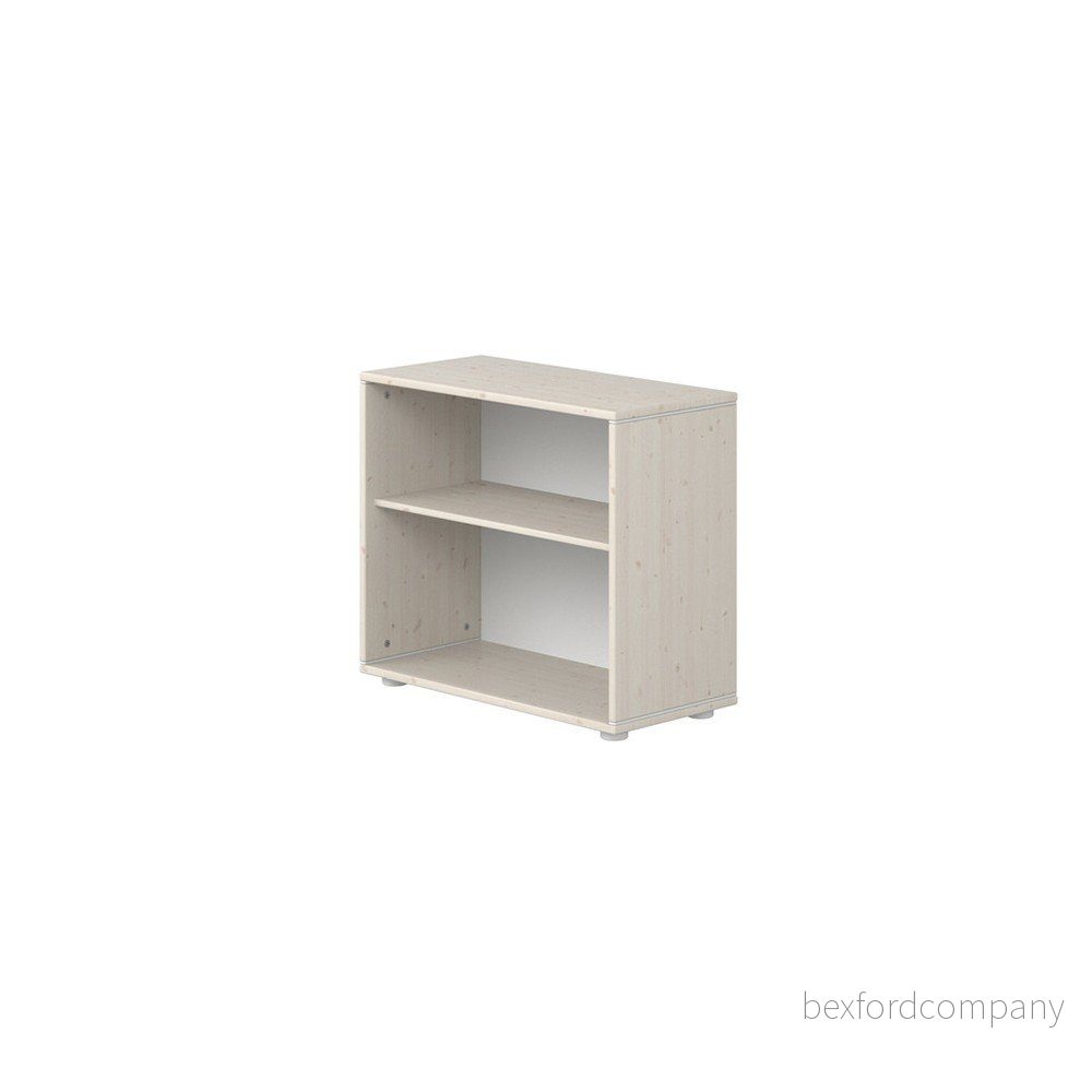 Bílý dětský policový díl z borovicového dřeva Flexa Classic, šířka 72 cm v:1300650