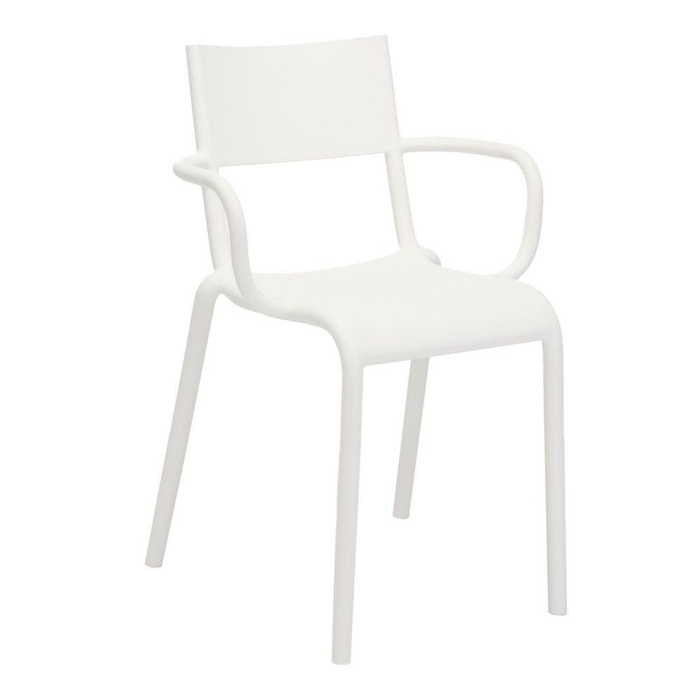 Bílá jídelní židle Kartell Generic Age v:925998