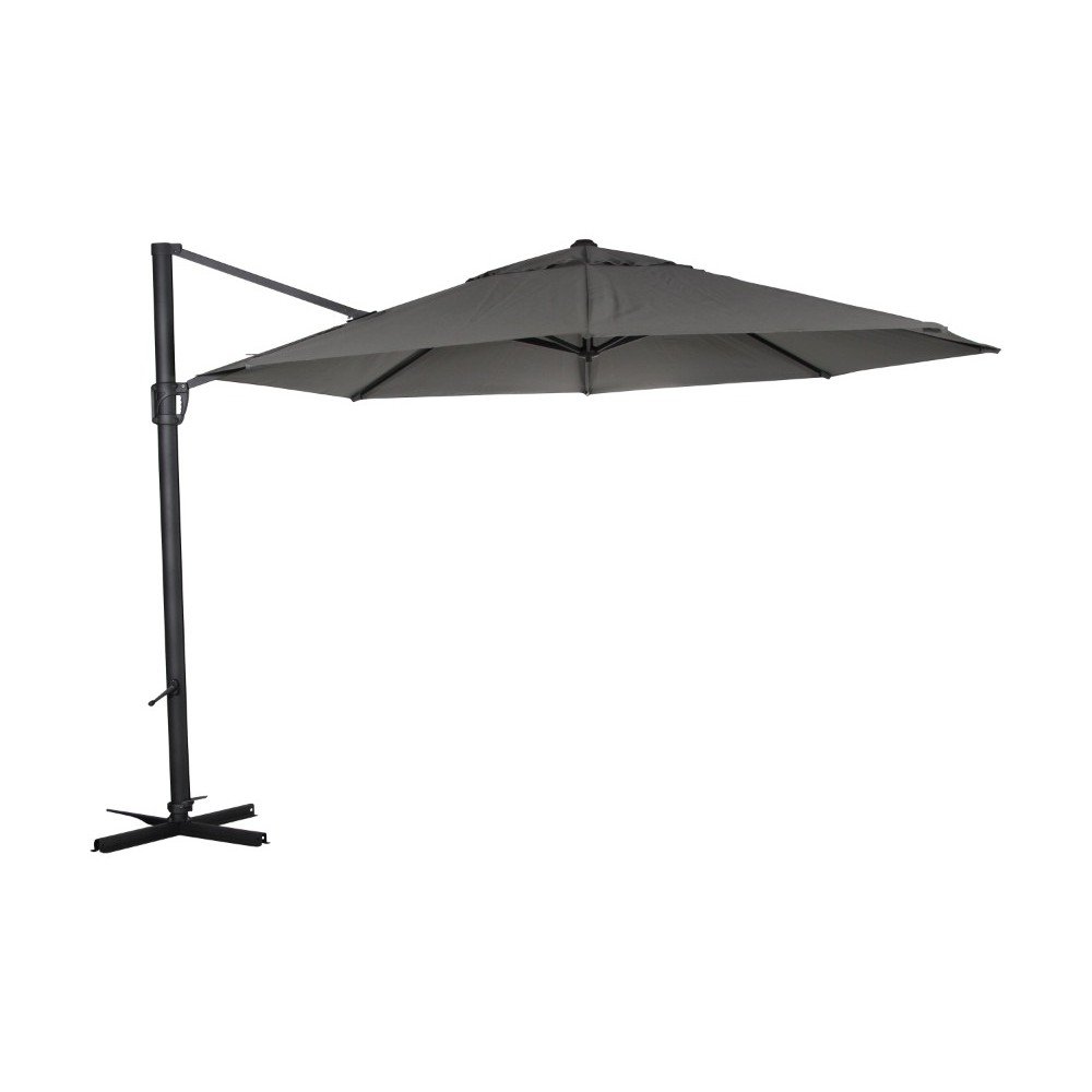 Šedý slunečník Brafab Fiesole, ∅ 350 cm v:1082284