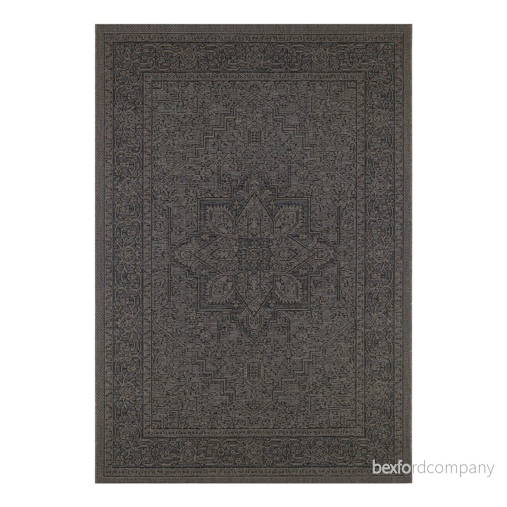 Černo-béžový venkovní koberec NORTHRUGS Anjara, 200 x 290 cm v:1337443