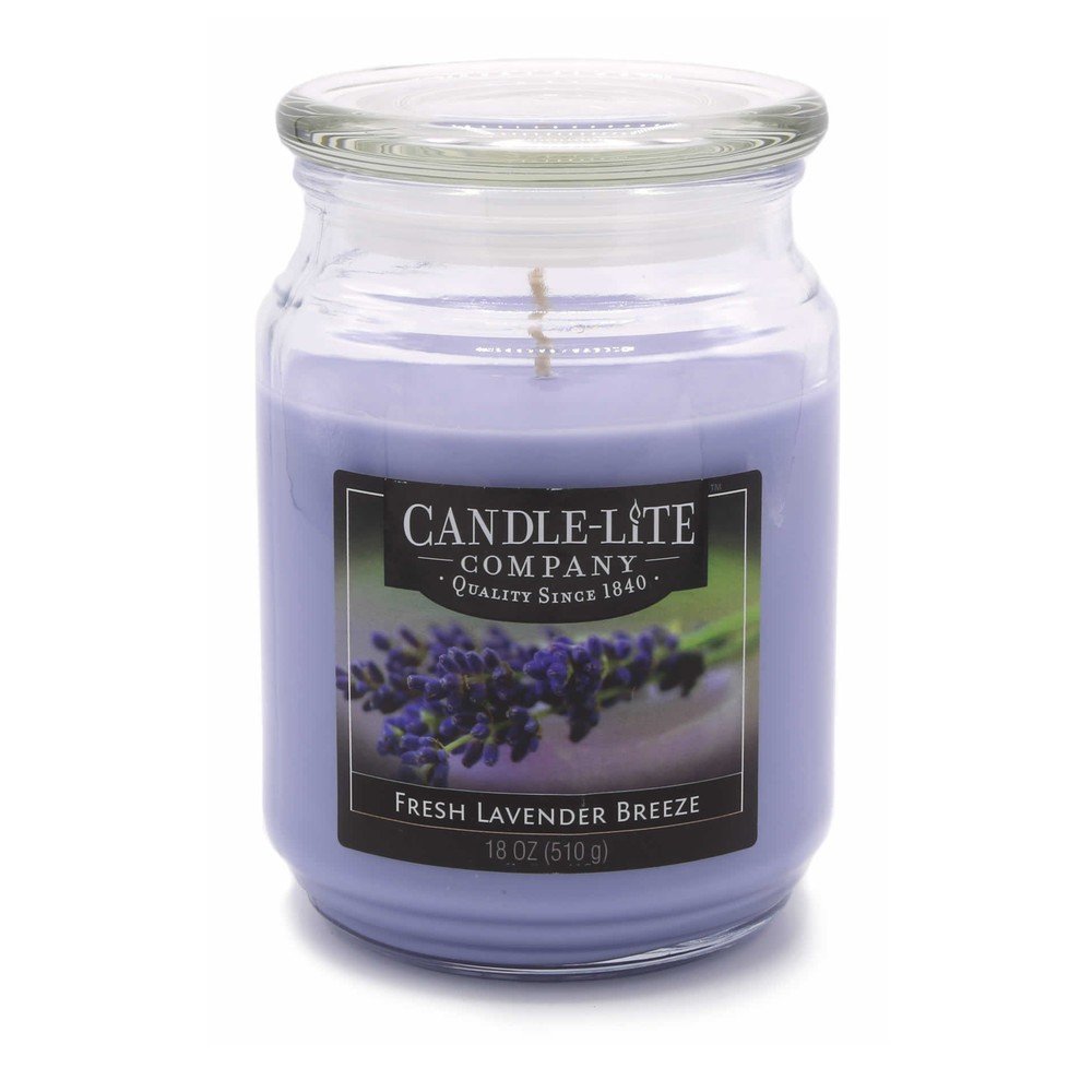Vonná svíčka ve skle s vůní čerstvé levandule Candle-Lite, doba hoření až 110 hodin v:1313706