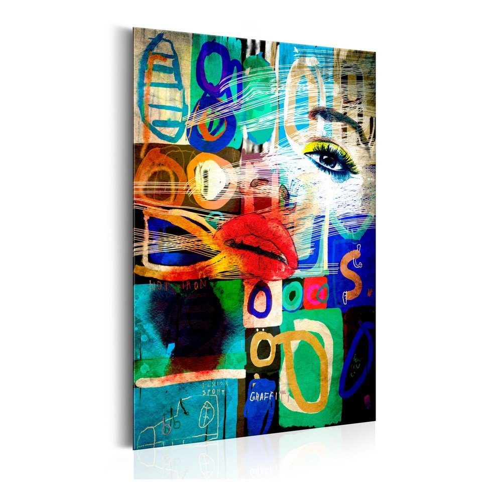 Obraz na kovovém podkladu Bimago Kiss of Modernity, 31 x 46 cm v:917846