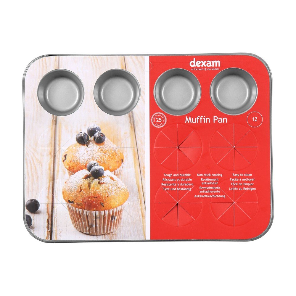 Forma na pečení 12 mini muffinu s nepřilnavým povrchem Dexam v:1219048