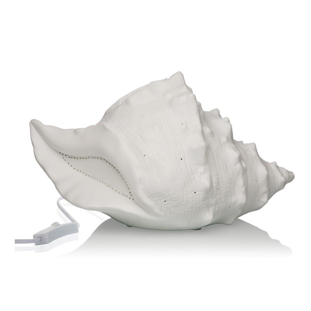 Stolní porcelánová lampa ve tvaru mušle Versa v:1280860
