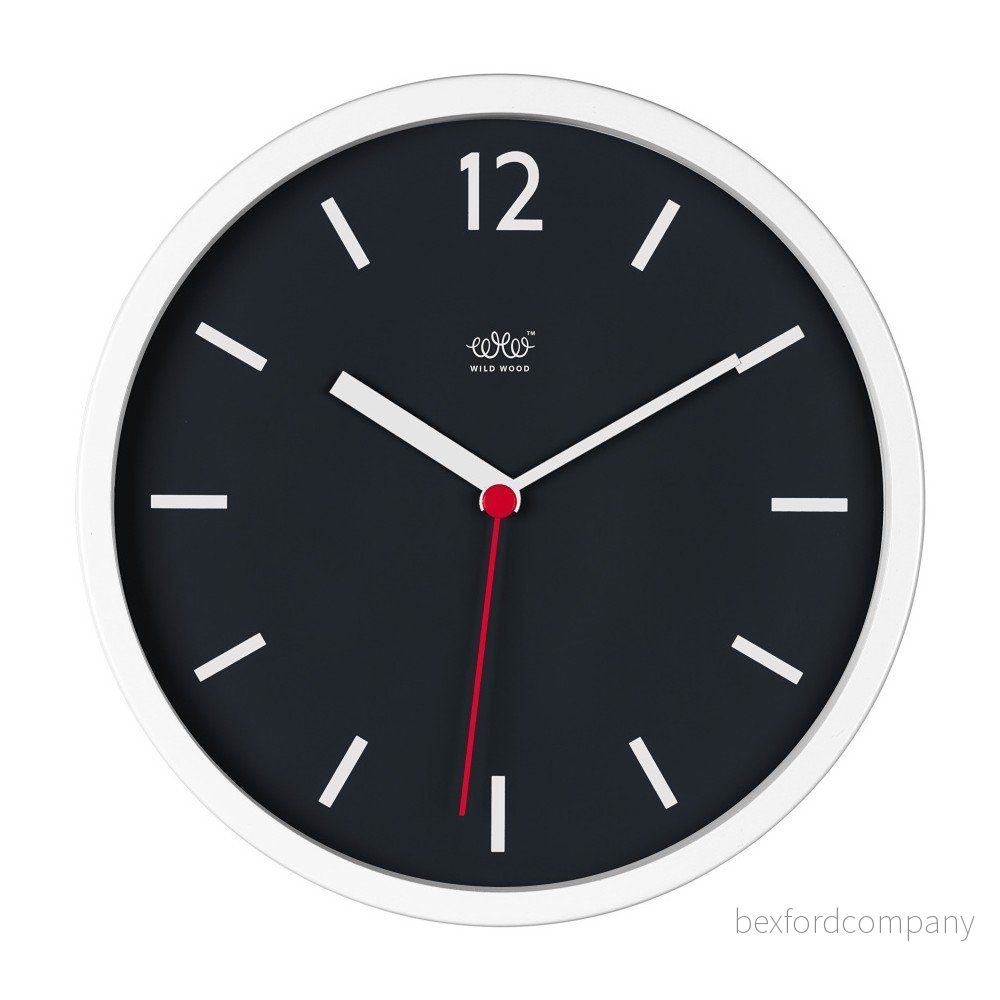 Černé hodiny Wild Wood Arctic v:863728