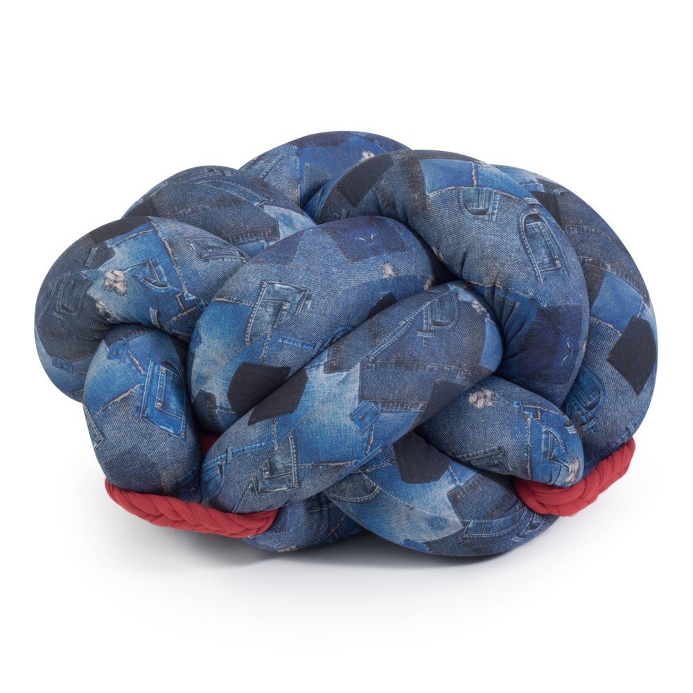 Velký polštář/puf Knotty Knots Jeans v:839584