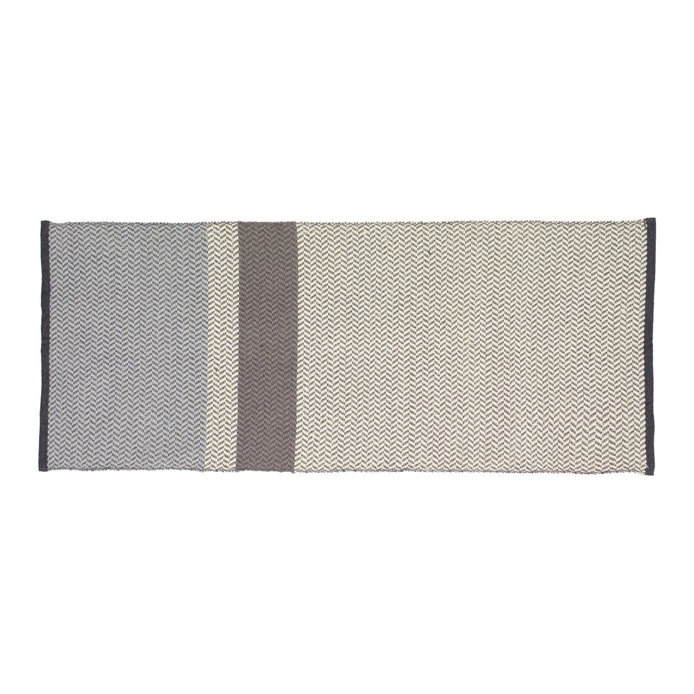 Šedý běhoun Hübsch Girro, 80 x 200 cm v:1261800