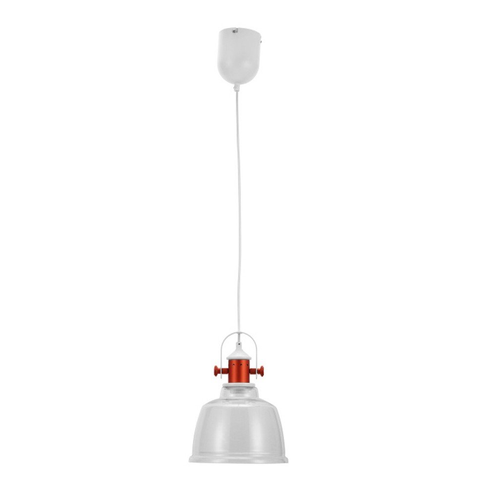 Čirá skleněná stropní lampa Garageeight Etel v:735514