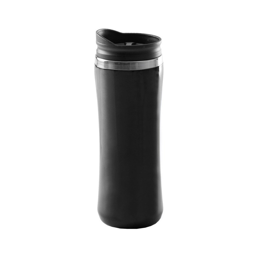 Černá termolahev Worldtrotter, 410 ml v:800352