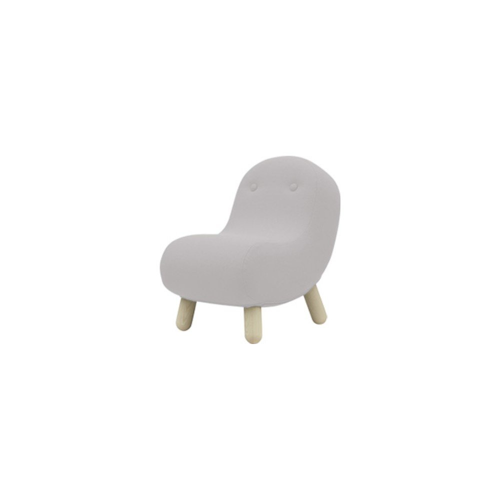 Světle šedé křeslo Softline Bob Felt Melange Silver Gray v:1194722