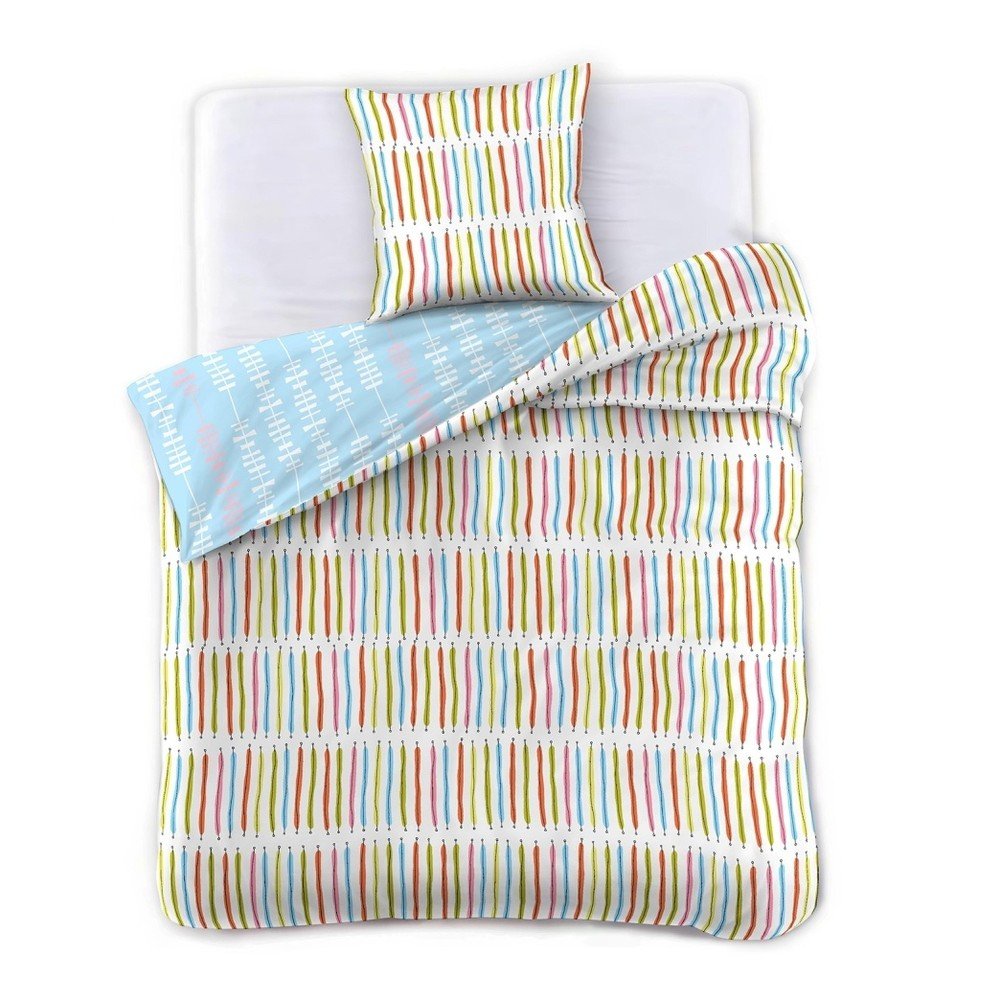 Povlečení z mikrovlákna na jednolůžko DecoKing Basic Stiches, 135 x 200 cm v:973928