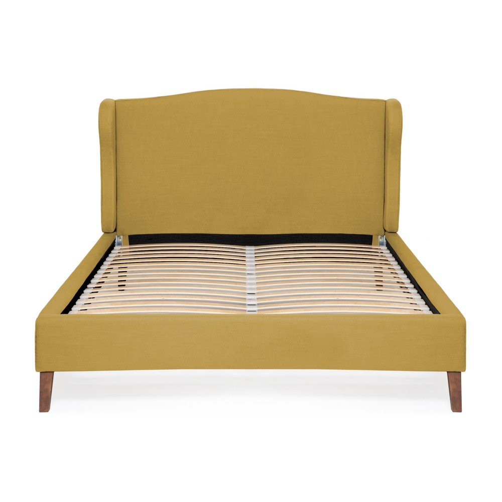 Kukuřičně žlutá postel Vivonita Windsor Linen, 200 x 180 cm v:1099130