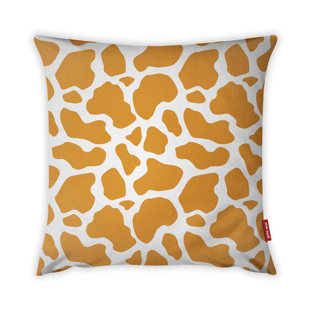 Oranžovo-bílý povlak na polštář Vitaus Animal Print, 43 x 43 cm v:1116684
