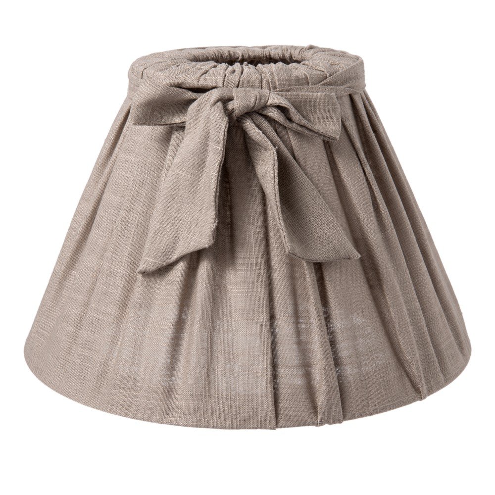 Hnědé stínítko Clayre & Eef Estelle, Ø 25 cm v:892338