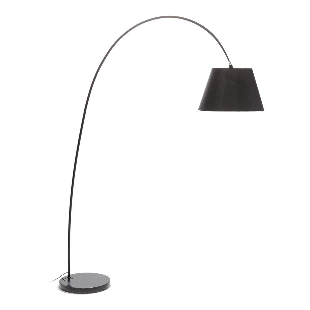 Stojací lampa s černým stínidlem a mramorovou základnou Tomasucci Smarty v:1025646