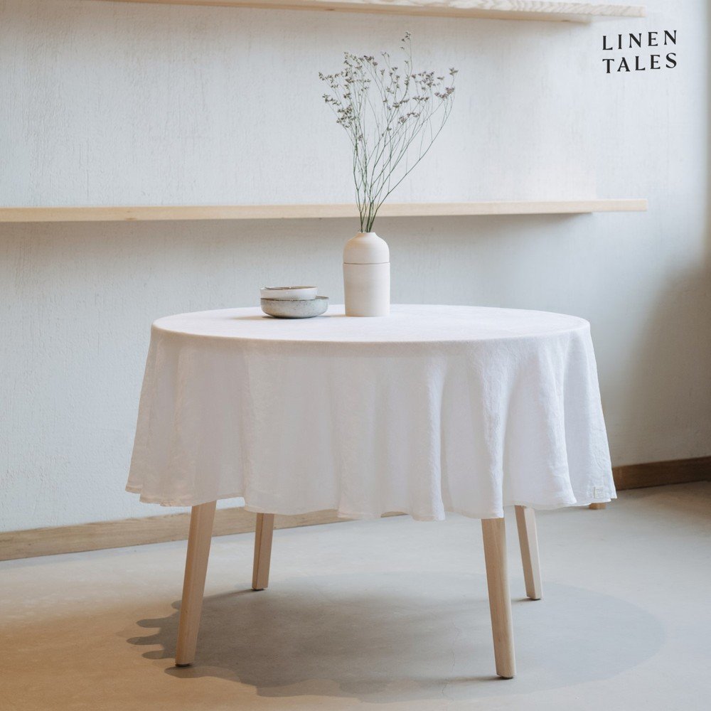 Lněný ubrus ø 180 cm – Linen Tales v:1528402