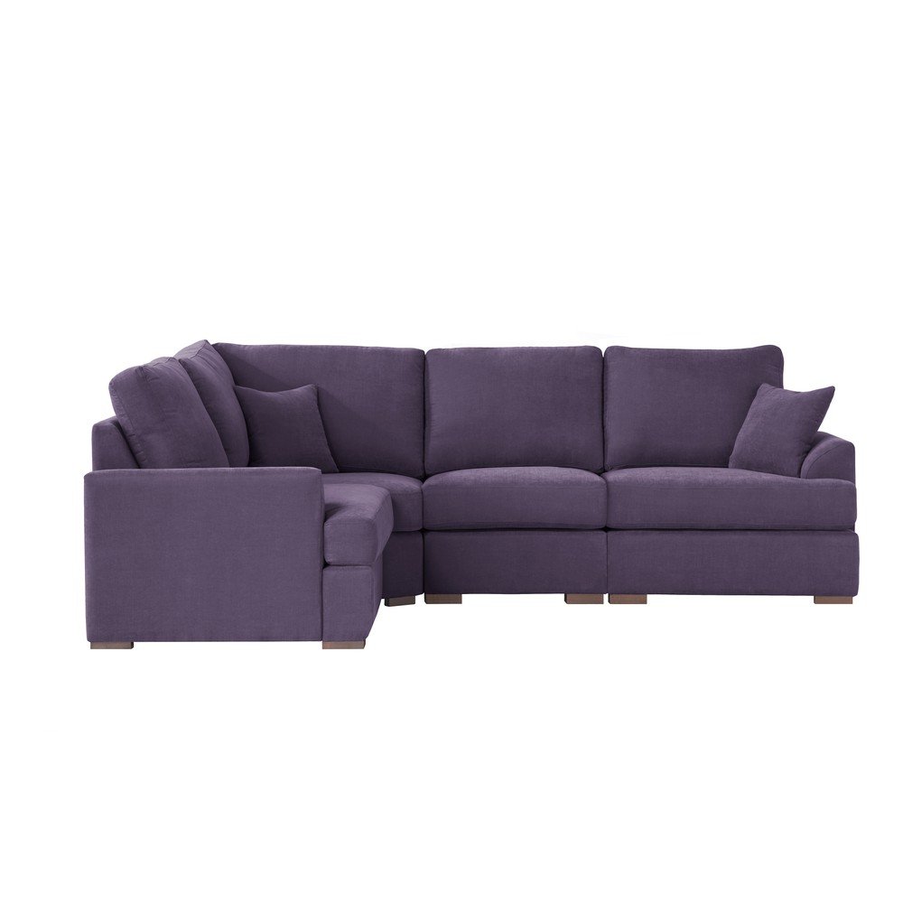 Rohová pohovka Jalouse Maison Irina, levý roh, fialová v:689536