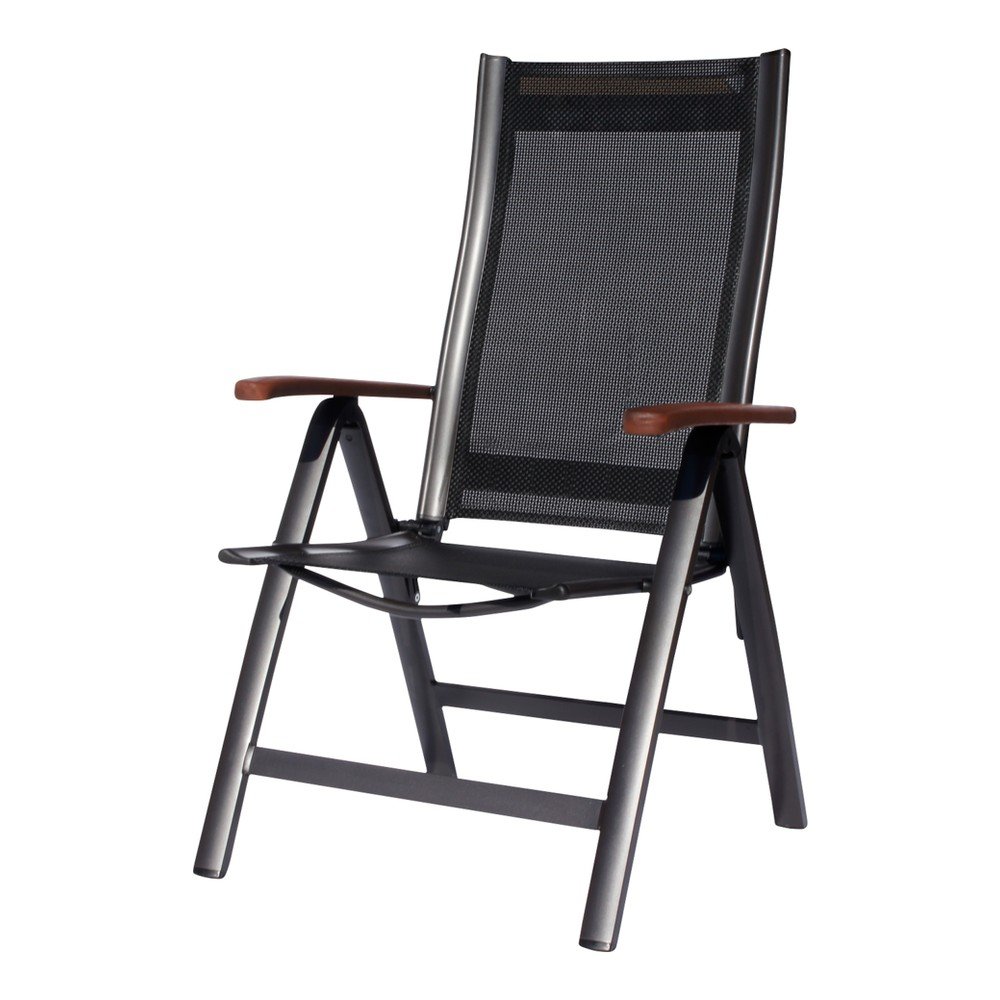 Černé kovové zahradní křeslo Ass Comfort v:1474300