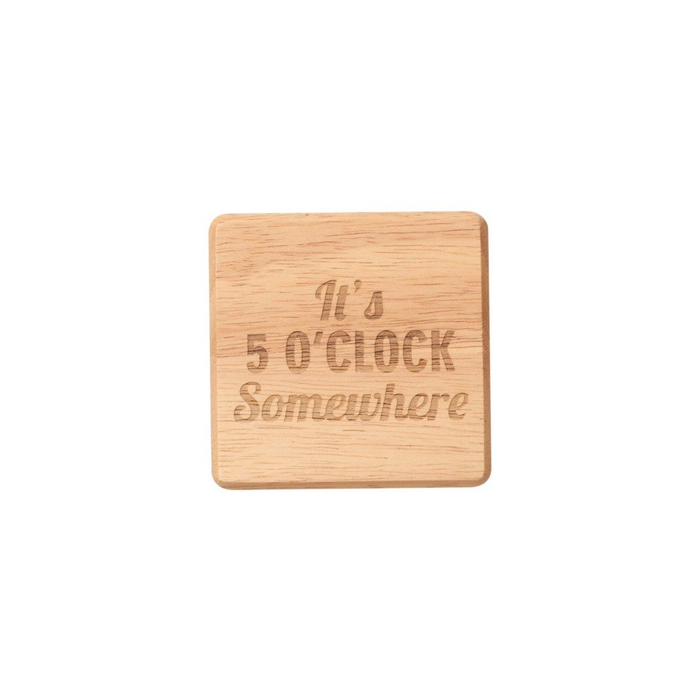 Podtácek z exotického dřeva T&G Woodware It's Five O'Clock Somewhere v:1162946