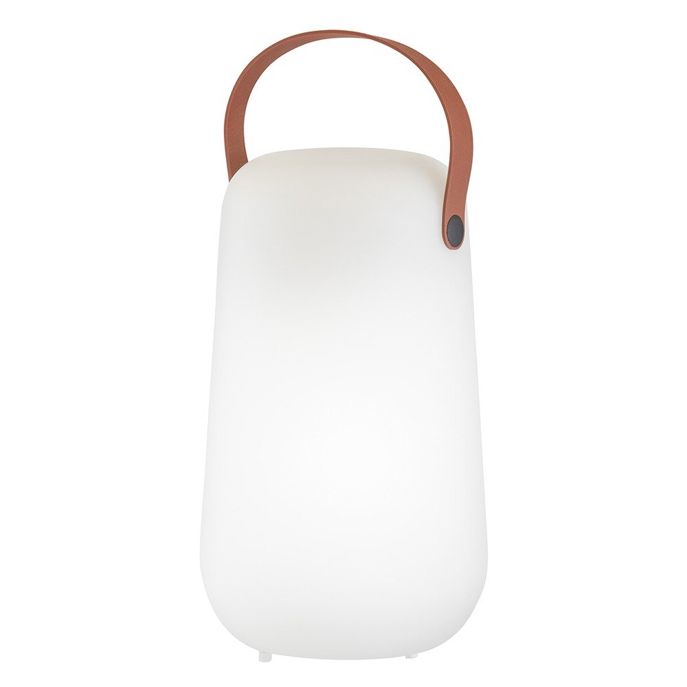Bílo-hnědá LED stolní lampa Collgar – Fischer & Honsel v:1651438