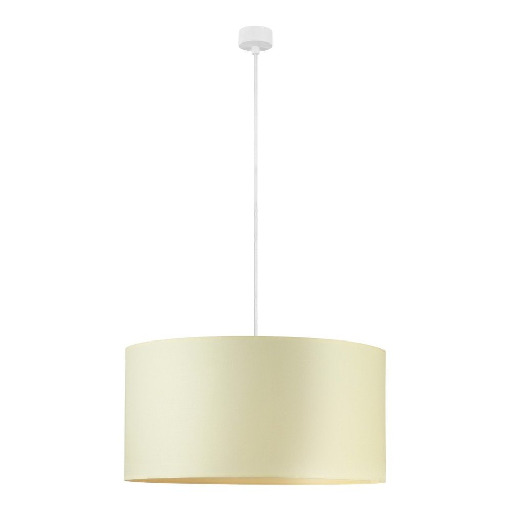 Krémové stropní svítidlo s bílým kabelem Sotto Luce Mika, ⌀ 50 cm v:1111656