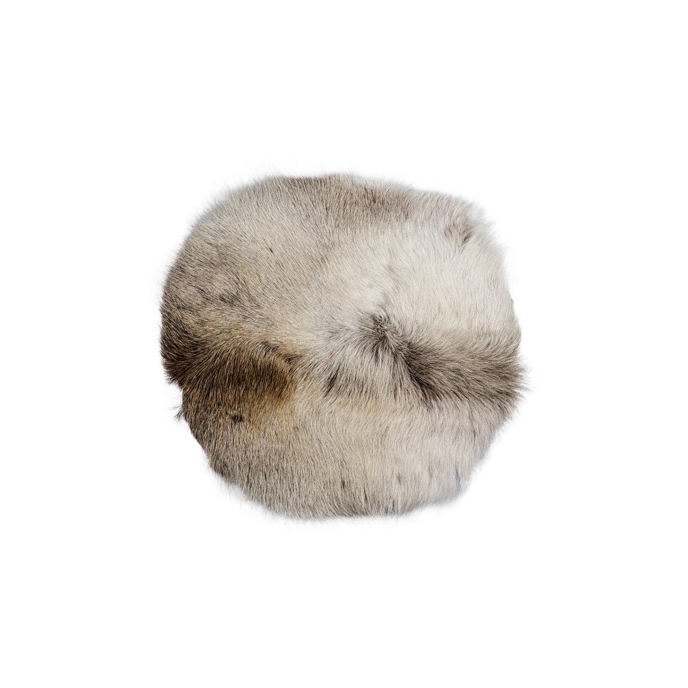 Hnědo-bílý podsedák/polštář ze sobí kůže Arctic Fur Davam, 35 x 35 cm v:1020796